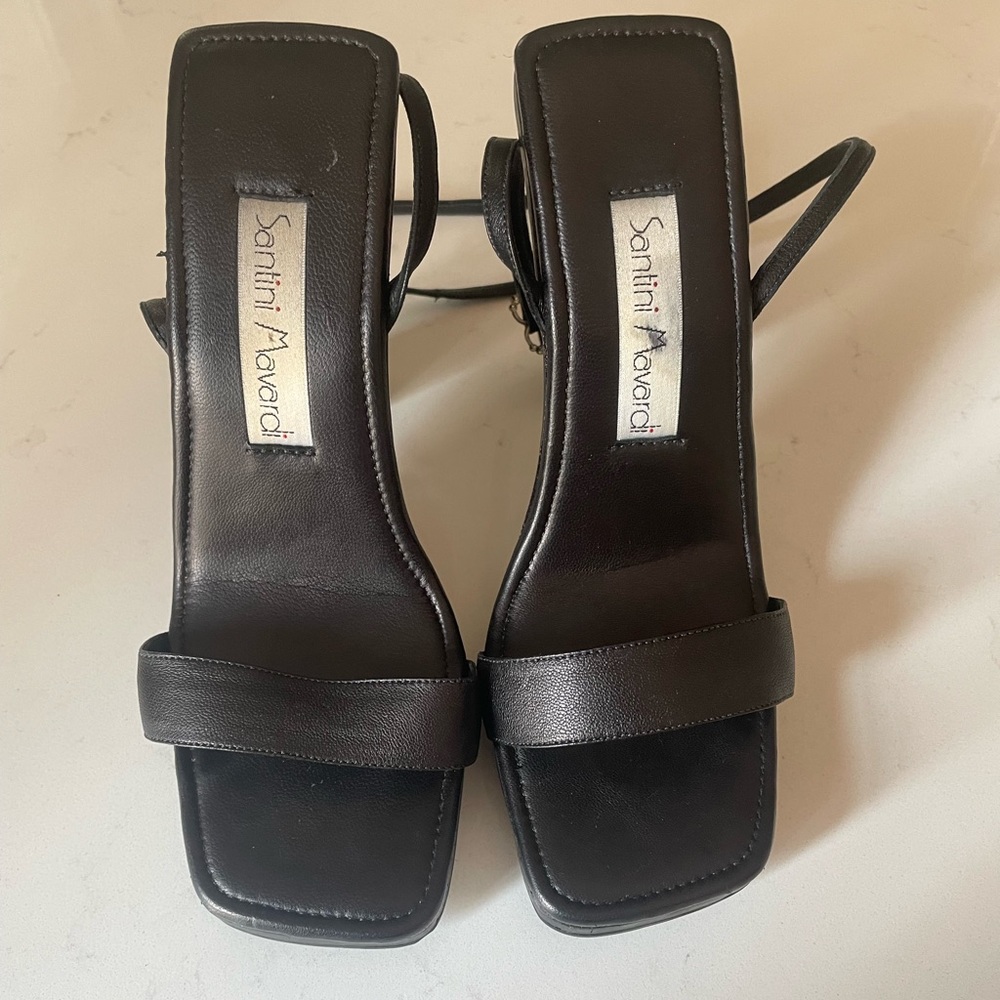 Santini Mavardi black heels